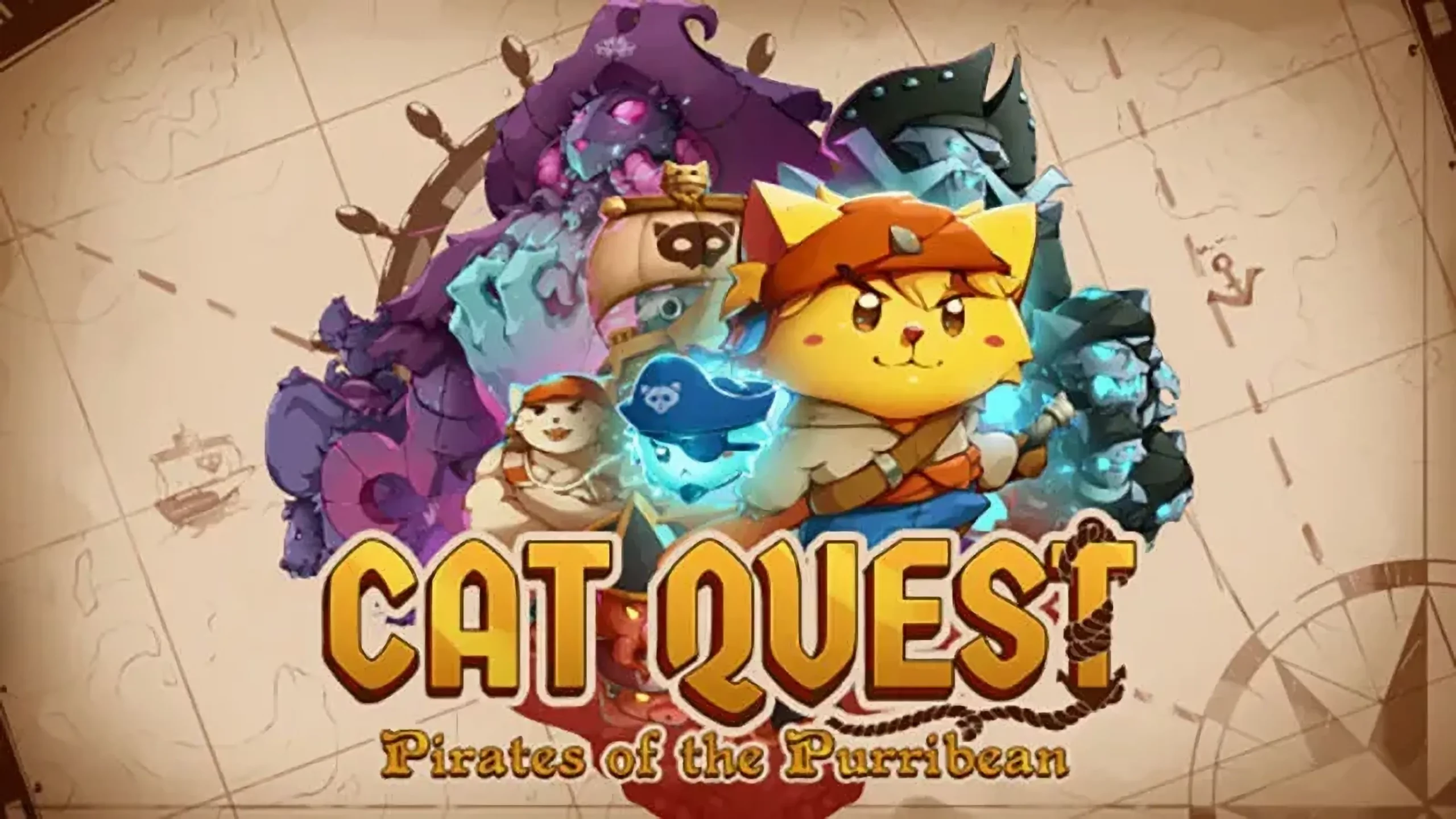 CAT QUEST PIRATES OF THE PURRIBEAN NOVO JOGO DE AVENTURA DE PC E